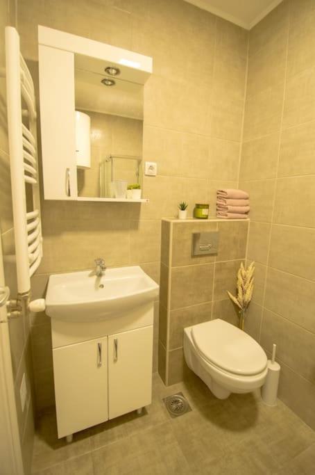 White Fields-Central 2-Bdrm Apartment With Parking Novi Sad Bagian luar foto